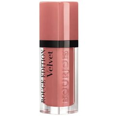 Nestemäinen huuliväri Bourjois Rouge Edition Velvet 7.7 ml, 29 Nude York hinta ja tiedot | Huulipunat, huulikiillot ja huulirasvat | hobbyhall.fi