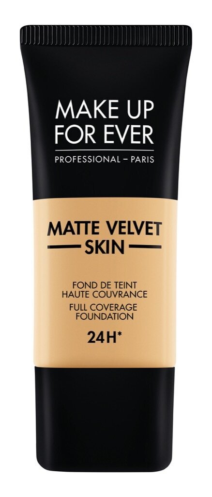 Matta meikkivoide Make Up For Ever Matte Velvet Skin Liquid Full Coverage Foundation 24H, 30 ml, Y - 345 Natural Beige hinta ja tiedot | Meikkivoiteet ja puuterit | hobbyhall.fi