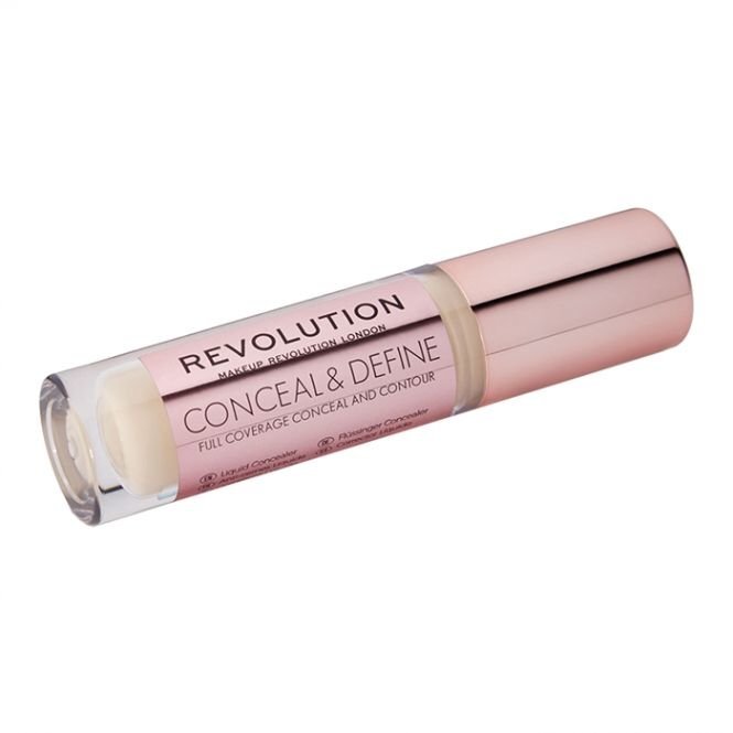 Nestemäinen meikkivoide Makeup Revolution London Conceal & Define 4 g, C3, C3. hinta ja tiedot | Meikkivoiteet ja puuterit | hobbyhall.fi