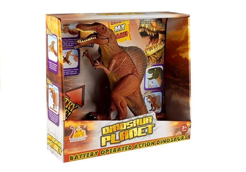 Kävelevä dinosaurus ääni- ja valotehosteilla hinta ja tiedot | Poikien lelut | hobbyhall.fi