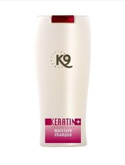 K9 KERATIN+ KOSTEUTTAVA SHAMPOO 300ML hinta ja tiedot | Shampoot ja hoitoaineet lemmikeille | hobbyhall.fi