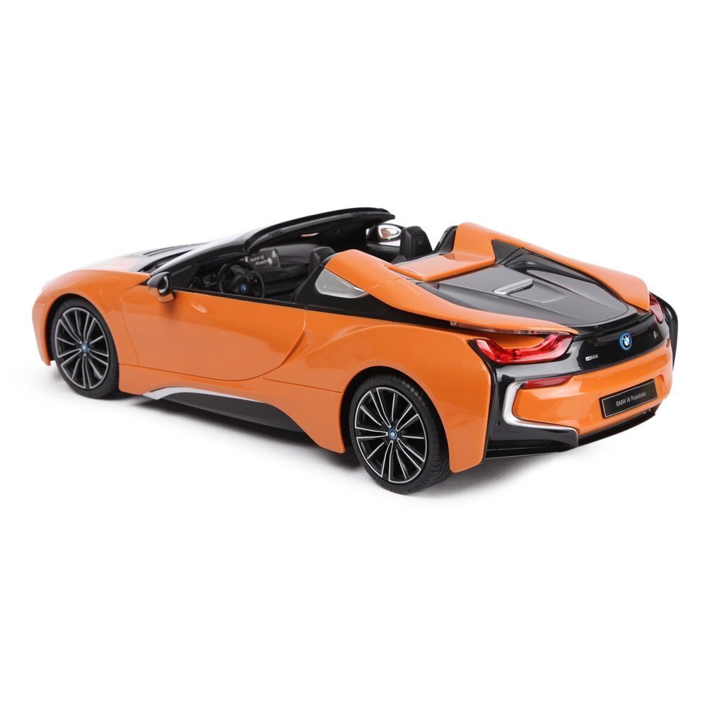 Auto R / C BMW i8 Roadster Rastar 1:12 Oranssi hinta ja tiedot | Poikien lelut | hobbyhall.fi