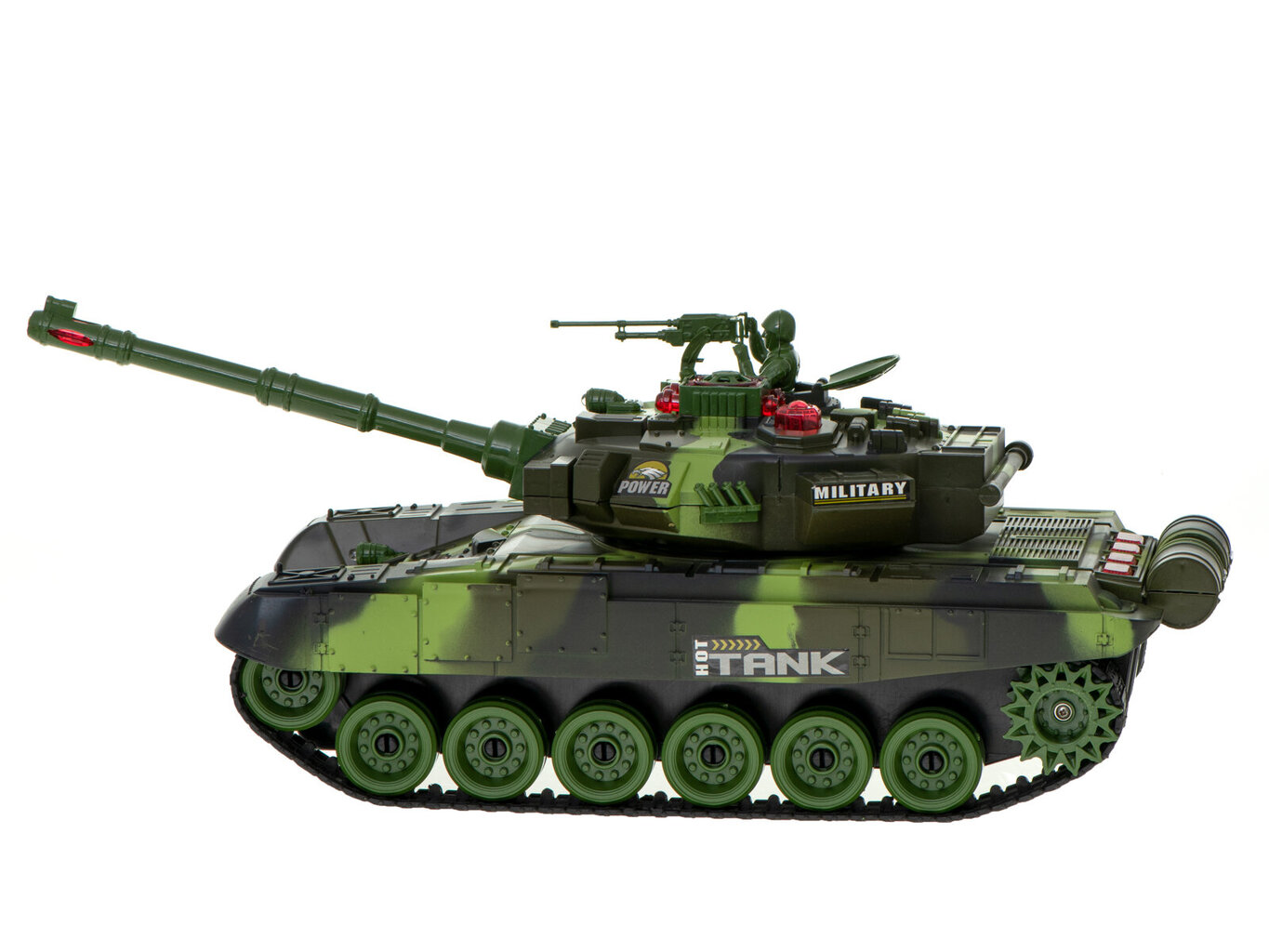 Tank War 9995 2,4 GHz vihreä hinta ja tiedot | Poikien lelut | hobbyhall.fi