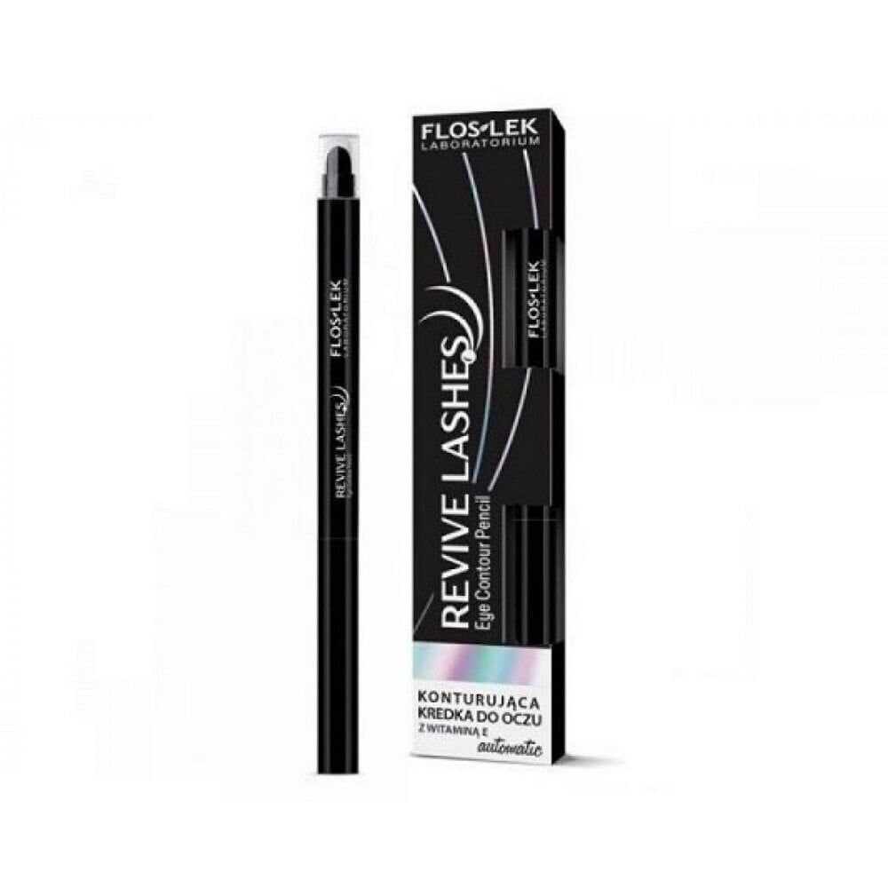 E-vitamiinikynä Floslek Revive Lashes Eye Contour Pencil, musta hinta ja tiedot | Silmämeikit | hobbyhall.fi