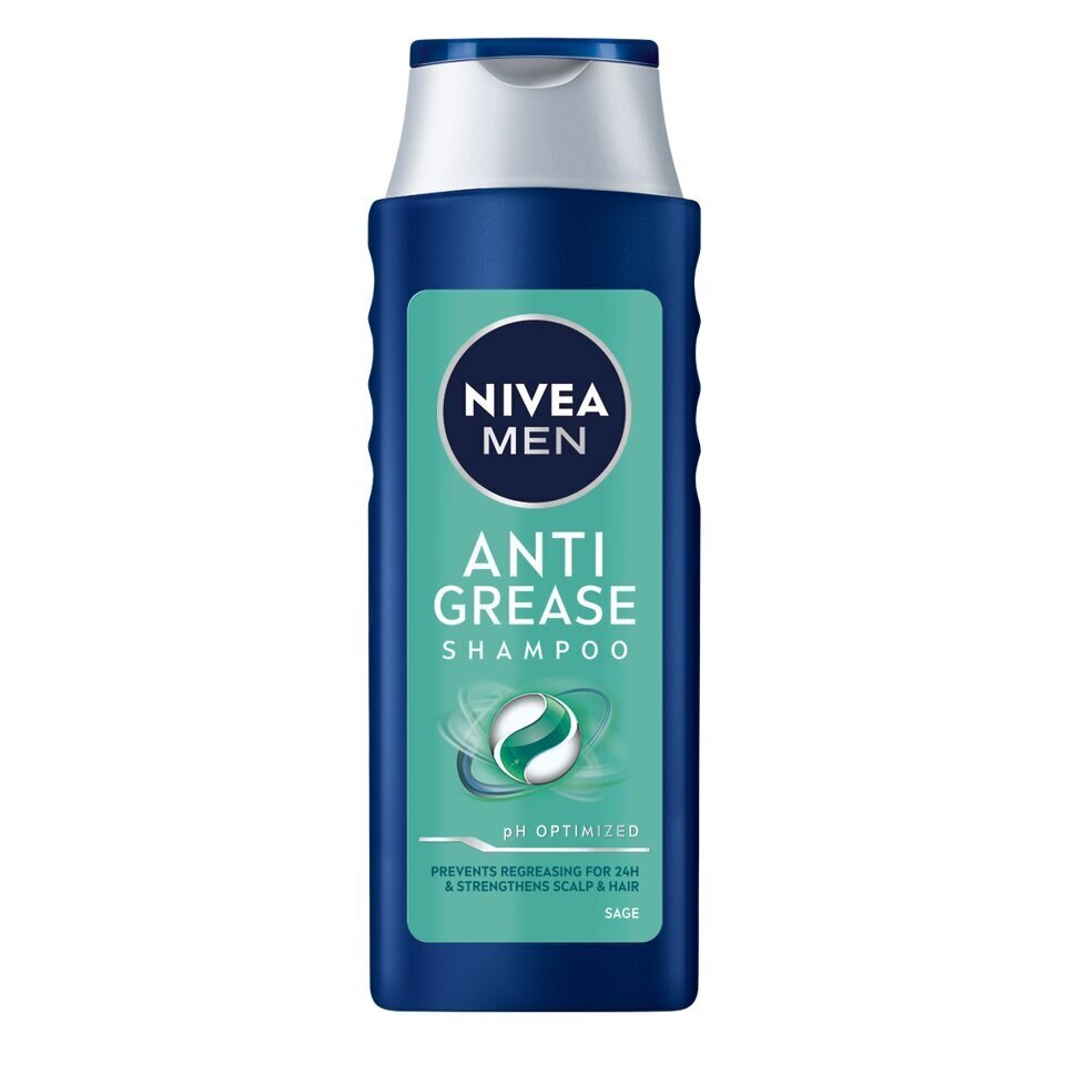 Nivea Men rasvoittumista ehkäisevä shampoo 400 ml hinta ja tiedot | Shampoot | hobbyhall.fi