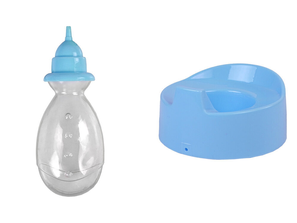 Nukke Blue Baby Doll Potty Drink Pee, 24 cm hinta ja tiedot | Tyttöjen lelut | hobbyhall.fi