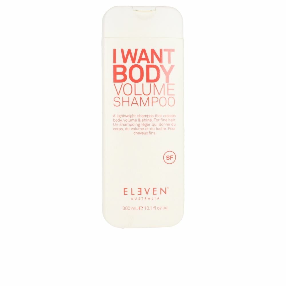 Volyymia lisäävä shampoo Eleven Australia I Want Body (300 ml) hinta ja tiedot | Shampoot | hobbyhall.fi