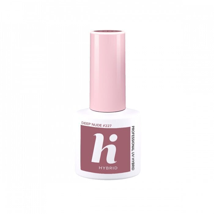 Hybridikynsilakka Hi Hybrid 227 Deep Nude, 5ml hinta ja tiedot | Kynsilakat ja kynsienhoitotuotteet | hobbyhall.fi