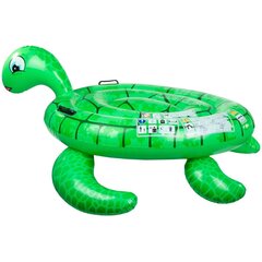 Ilmatäytteinen lautta Sun Club Turtle, 134x112 cm, vihreä hinta ja tiedot | Puhallettavat vesilelut ja uima-asusteet | hobbyhall.fi