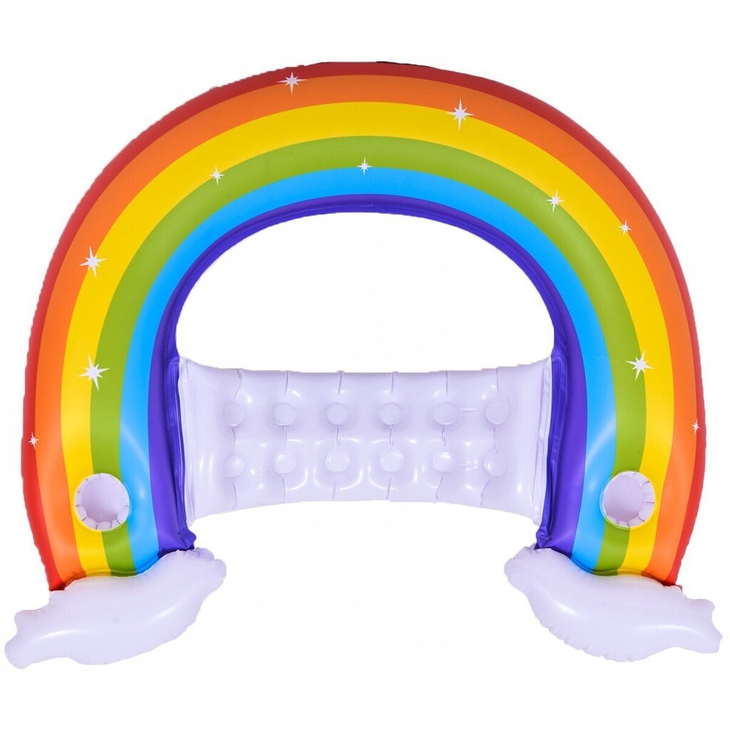 Ilmatäytteinen lautta Sun Club Rainbow, 148x99 cm, monivärinen hinta ja tiedot | Puhallettavat vesilelut ja uima-asusteet | hobbyhall.fi