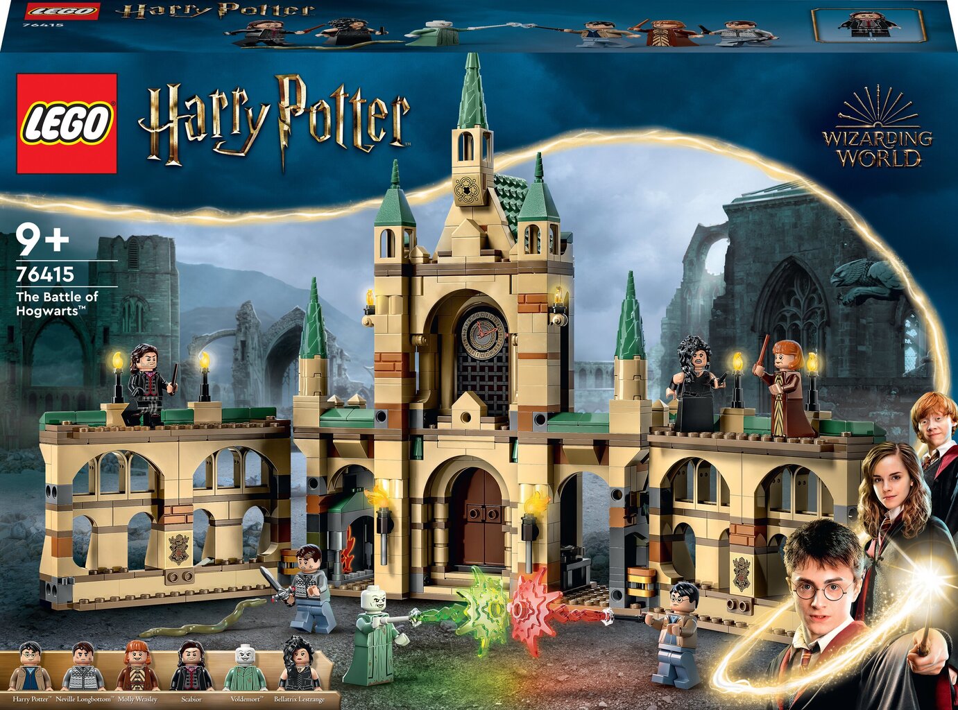 76415 LEGO® Harry Potter Tylypahkan taistelu hinta ja tiedot | LEGOT ja rakennuslelut | hobbyhall.fi