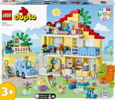 10994 LEGO® DUPLO 3-in-1-omakotitalo hinta ja tiedot | LEGOT ja rakennuslelut | hobbyhall.fi