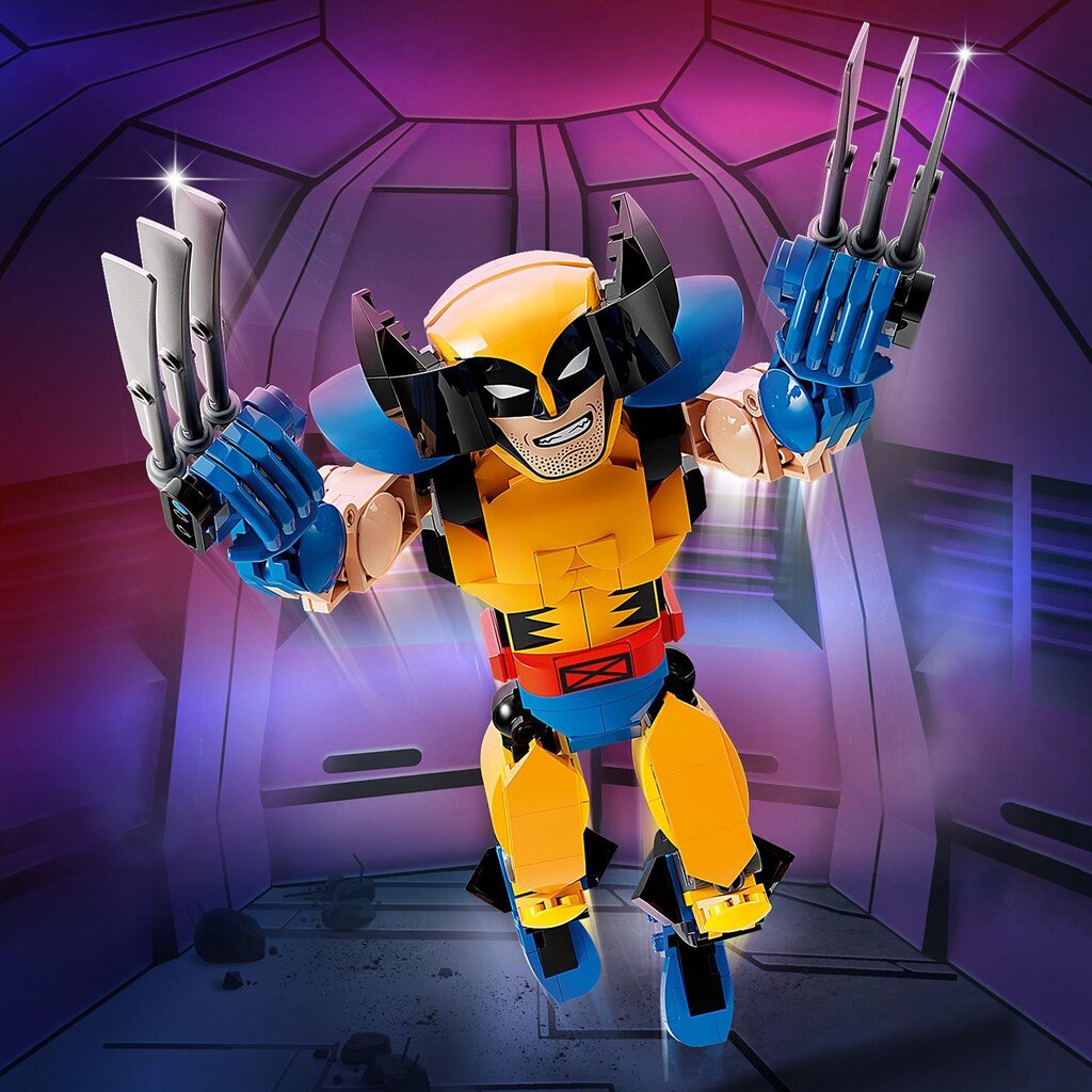 76257 LEGO® Marvel Rakennettava Wolverine-hahmo hinta ja tiedot | LEGOT ja rakennuslelut | hobbyhall.fi