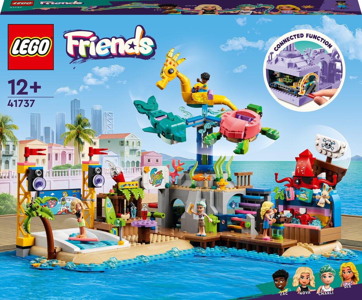 41737 LEGO® Friends Huvipuisto rannalla hinta ja tiedot | LEGOT ja rakennuslelut | hobbyhall.fi