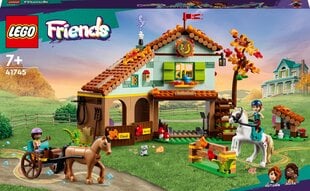 41745 LEGO® Friends Autumnin hevostalli hinta ja tiedot | LEGOT ja rakennuslelut | hobbyhall.fi