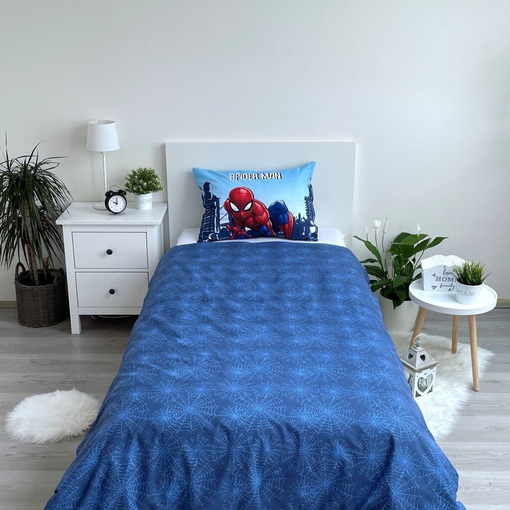 Lasten vuodevaatteet Spiderman 140x200, 2-osainen setti hinta ja tiedot | Vuodevaatteet lapsille | hobbyhall.fi