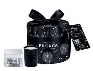 FILORGA setti: NCEF-REVERSE uudistava kasvovoide, 50 ml + Tuoksukynttilä, 70 g hinta ja tiedot | Vartalovoiteet ja -emulsiot | hobbyhall.fi