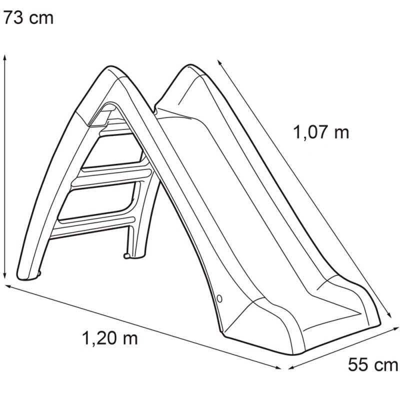 Feber Garden Slide hinta ja tiedot | Liukumäet | hobbyhall.fi