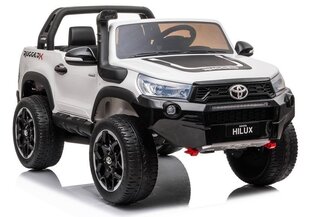 Toyota Hilux sähköauto lapsille, valkoinen hinta ja tiedot | Lasten sähköautot | hobbyhall.fi