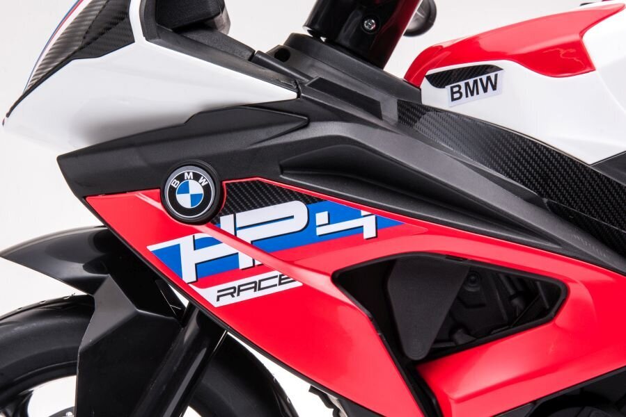 Sähkömoottoripyörä lapsille BMW HP4, punainen hinta ja tiedot | Lasten sähköautot | hobbyhall.fi