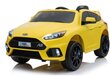 Yksipaikkainen sähköauto lapsille Ford Focus RS, keltainen hinta ja tiedot | Lasten sähköautot | hobbyhall.fi