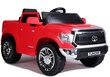 Toyota Tundra, yksittäinen sähköauto lapsille, punainen hinta ja tiedot | Lasten sähköautot | hobbyhall.fi