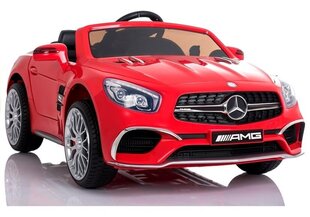 Yksittäinen sähköauto lapsille Mercedes SL65, punainen hinta ja tiedot | Lasten sähköautot | hobbyhall.fi