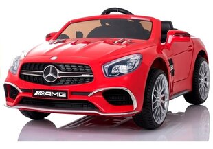 Yksittäinen sähköauto lapsille Mercedes SL65, punainen hinta ja tiedot | Lasten sähköautot | hobbyhall.fi