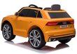 Lasten sähköauto Audi Q8 Keltainen hinta ja tiedot | Lasten sähköautot | hobbyhall.fi