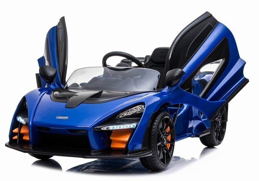 McLaren Senna sähköauto lapsille, sininen hinta ja tiedot | Lasten sähköautot | hobbyhall.fi