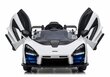 McLaren Senna sähköauto lapsille, valkoinen hinta ja tiedot | Lasten sähköautot | hobbyhall.fi