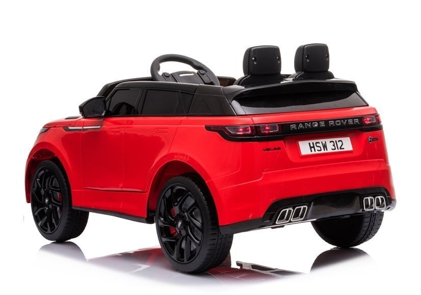 Range Rover sähköauto lapsille punainen lakattu hinta ja tiedot | Lasten sähköautot | hobbyhall.fi