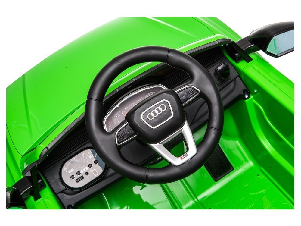Audi RS Q8 yksipaikkainen sähköauto lapsille, vihreä hinta ja tiedot | Lasten sähköautot | hobbyhall.fi