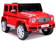 Mercedes G500 yksipaikkainen sähköauto lapsille, punainen hinta ja tiedot | Lasten sähköautot | hobbyhall.fi