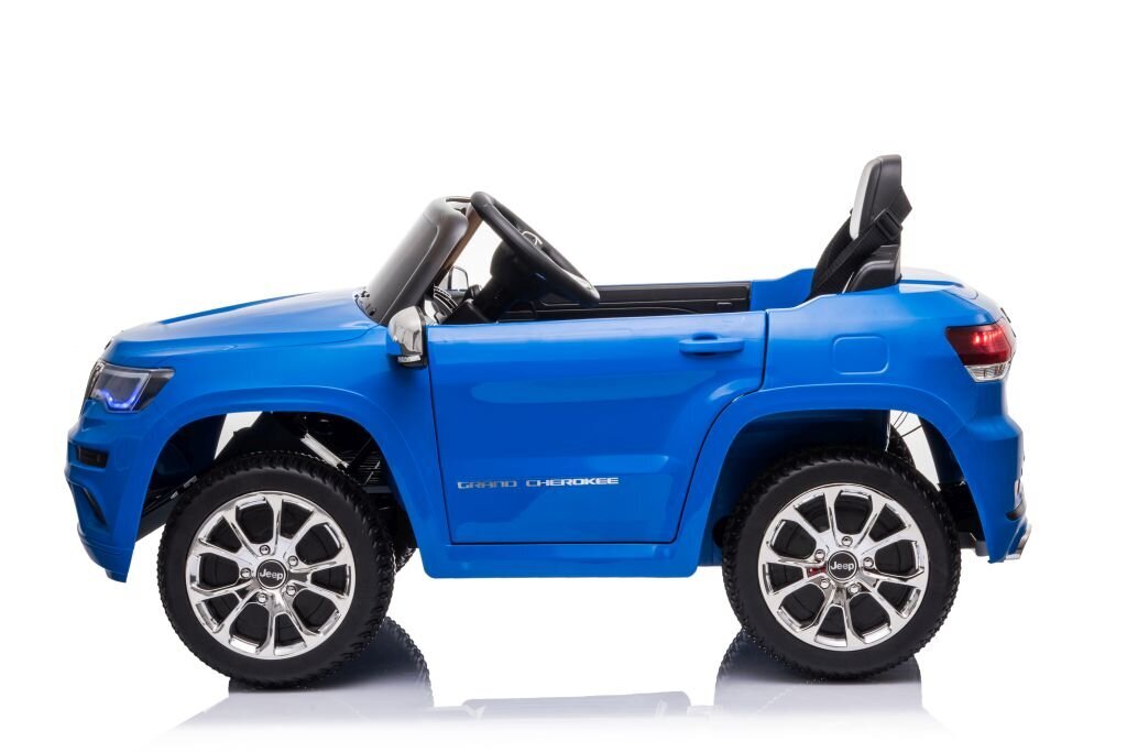Jeep Grand Cherokee JJ2055, yksipaikkainen sähköauto lapsille, sininen hinta ja tiedot | Lasten sähköautot | hobbyhall.fi