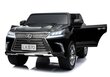 Lexus DK-LX570 sähköauto lapsille, musta hinta ja tiedot | Lasten sähköautot | hobbyhall.fi