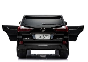 Lexus DK-LX570 sähköauto lapsille, musta hinta ja tiedot | Lasten sähköautot | hobbyhall.fi