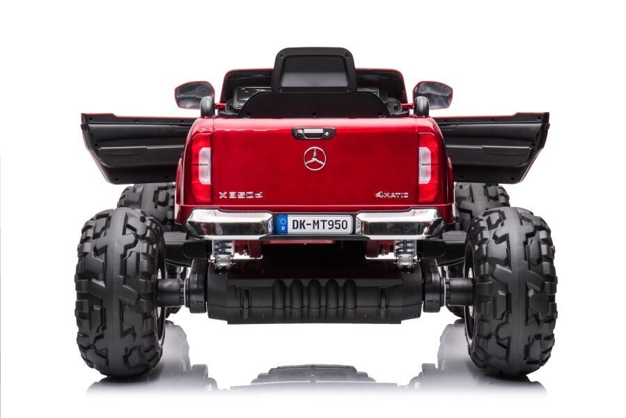 Mercedes Benz DK-MT950 yksipaikkainen sähköauto, punainen hinta ja tiedot | Lasten sähköautot | hobbyhall.fi