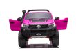 Toyota Hilux sähköauto lapsille, vaaleanpunainen hinta ja tiedot | Lasten sähköautot | hobbyhall.fi