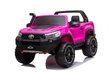 Toyota Hilux sähköauto lapsille, vaaleanpunainen hinta ja tiedot | Lasten sähköautot | hobbyhall.fi