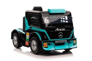 Mercedes-Benz Axor XMX622, yksipaikkainen sähköauto lapsille, sininen hinta ja tiedot | Lasten sähköautot | hobbyhall.fi