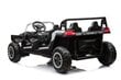 Tehokas 4x4 sähköauto nelipyöräinen A033 24V, valkoinen hinta ja tiedot | Lasten sähköautot | hobbyhall.fi