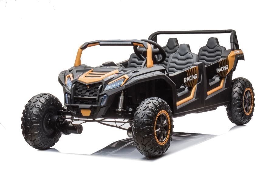 Tehokas 4x4 sähköauto lapsille 4x4 bagis A033 24V, kultaa hinta ja tiedot | Lasten sähköautot | hobbyhall.fi