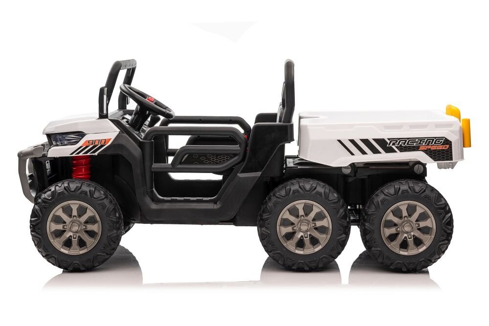 Kaksoissähköauto lapsille Bagis XMX623B 24V, valkoinen hinta ja tiedot | Lasten sähköautot | hobbyhall.fi