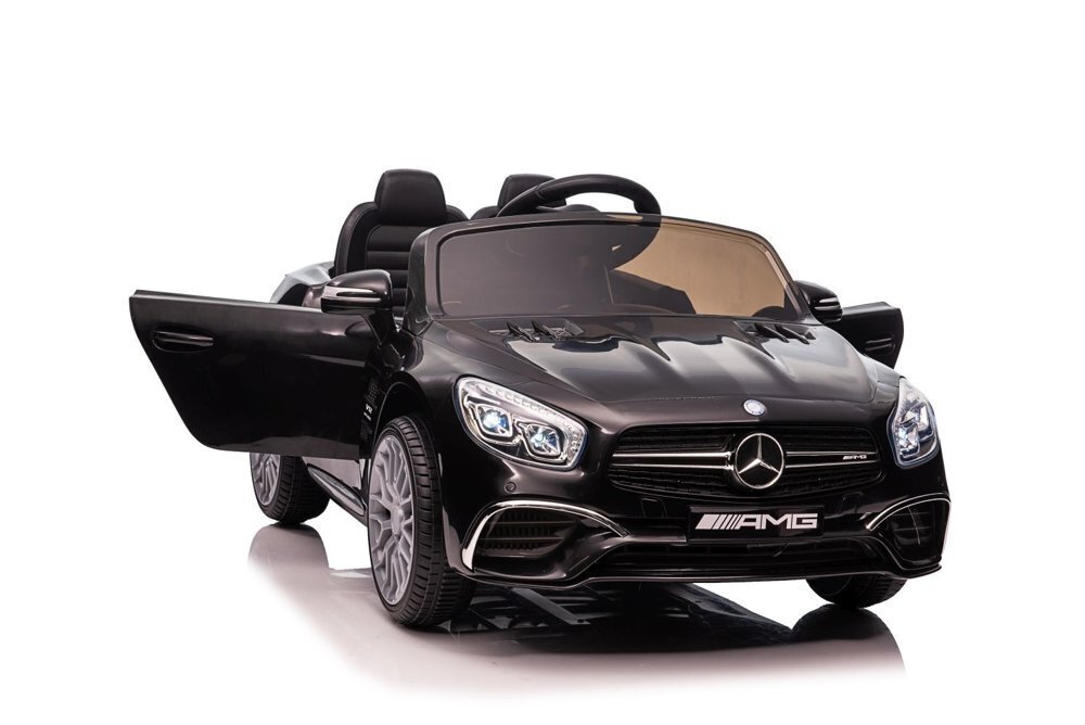 Yksipaikkainen sähköauto Mercedes SL65 S, musta lakattu hinta ja tiedot | Lasten sähköautot | hobbyhall.fi
