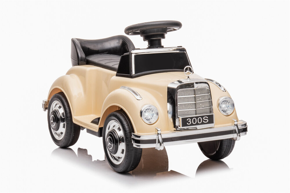 Mercedes 300S yksipaikkainen sähköauto, beige hinta ja tiedot | Lasten sähköautot | hobbyhall.fi