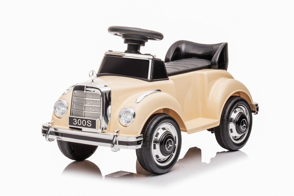 Mercedes 300S yksipaikkainen sähköauto, beige hinta ja tiedot | Lasten sähköautot | hobbyhall.fi