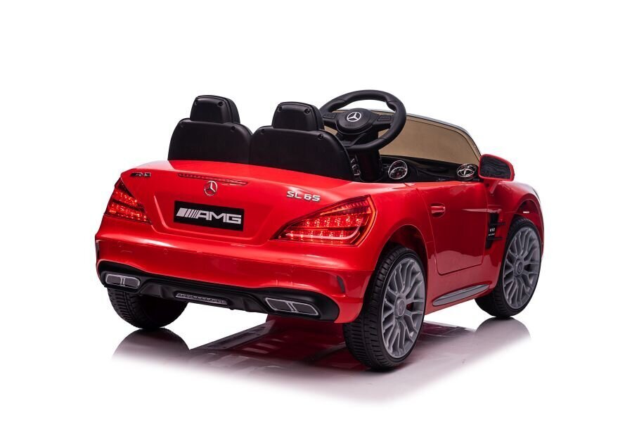 Mercedes SL65 S sähköauto lapsille, punainen hinta ja tiedot | Lasten sähköautot | hobbyhall.fi