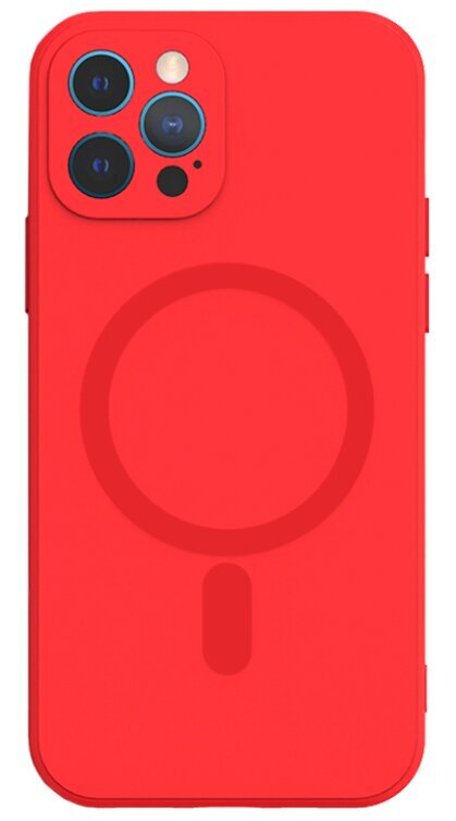 Mocco MagSilicone Soft Back Case Silicone Case for Apple iPhone 14 Plus Red hinta ja tiedot | Puhelimen kuoret ja kotelot | hobbyhall.fi