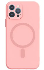 Mocco MagSilicone Soft Back Case Silicone Case for Apple iPhone 14 Plus Pink hinta ja tiedot | Puhelimen kuoret ja kotelot | hobbyhall.fi